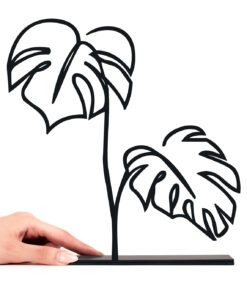 مجسمه فلزی مدل LEAVES کد 7057