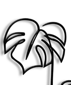 مجسمه فلزی مدل LEAVES کد 7057