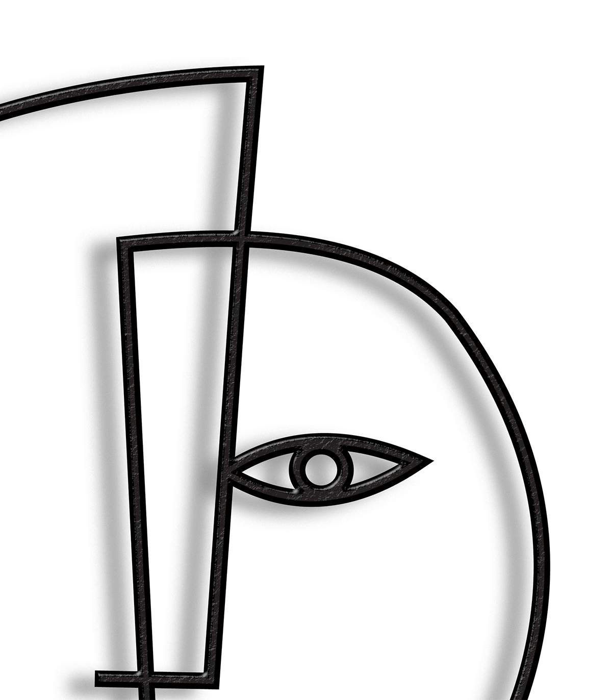 مجسمه فلزی مینیمال مدل نرگس کد 7089