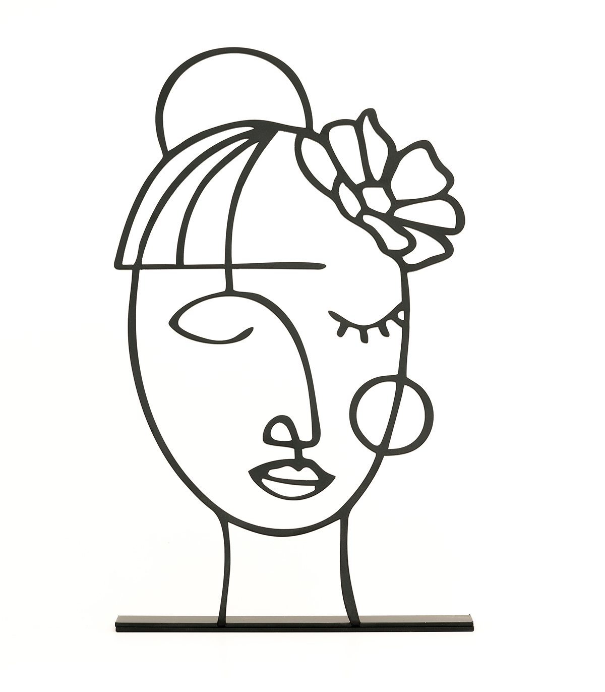 مجسمه مینیمال فلزی مدل تبسم و آرت پسر کد 7091 و 7092