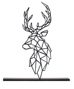 مجسمه فلزی مینیمال مدل گوزن کد 7110