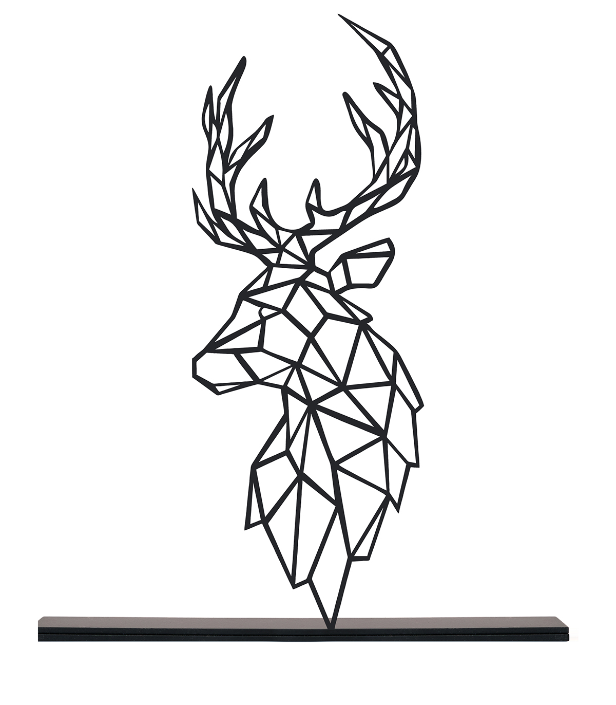 مجسمه فلزی مینیمال مدل گوزن کد 7110