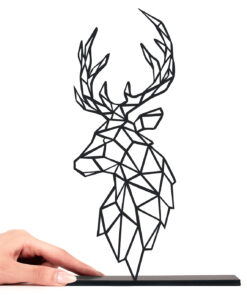 مجسمه فلزی مینیمال مدل گوزن کد 7110