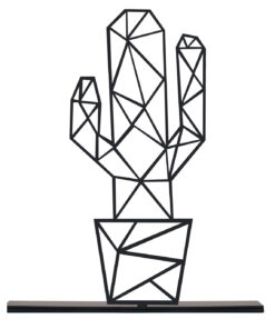 مجسمه فلزی سبک مینیمال مدل کاکتوس 3 کد 7111