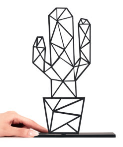مجسمه فلزی سبک مینیمال مدل کاکتوس 3 کد 7111