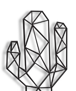 مجسمه فلزی سبک مینیمال مدل کاکتوس 3 کد 7111