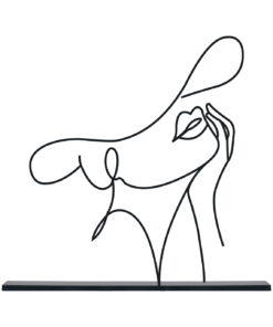 مجسمه مینیمال فلزی مدل نسترن کد 7121