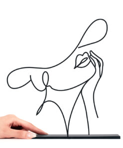 مجسمه مینیمال فلزی مدل نسترن کد 7121