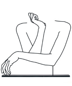 مجسمه فلزی مدل ماهان کد 7123