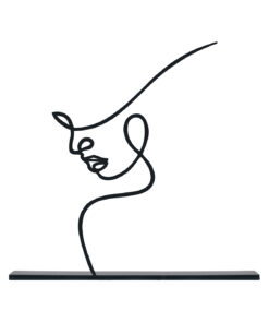 مجسمه فلزی سبک مینیمال مدل ماهور کد 7124