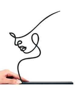 مجسمه فلزی سبک مینیمال مدل ماهور کد 7124