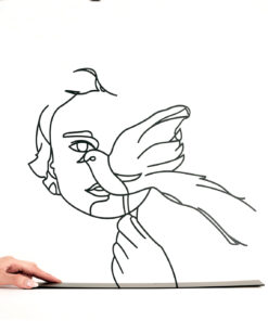 مجسمه مینیمال فلزی مدل مهرسا کد 7126