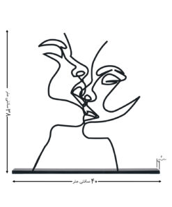 مجسمه فلزی مدل هدا کد 7128