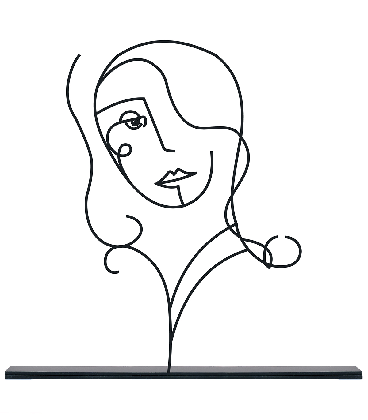 مجسمه فلزی سبک مینیمال مدل هما کد 7129