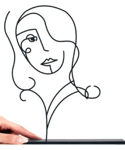 مجسمه فلزی سبک مینیمال مدل هما کد 7129