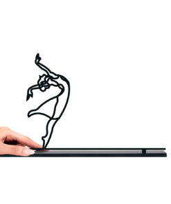 مجسمه فلزی مینیمال مدل بالرین کد 7130