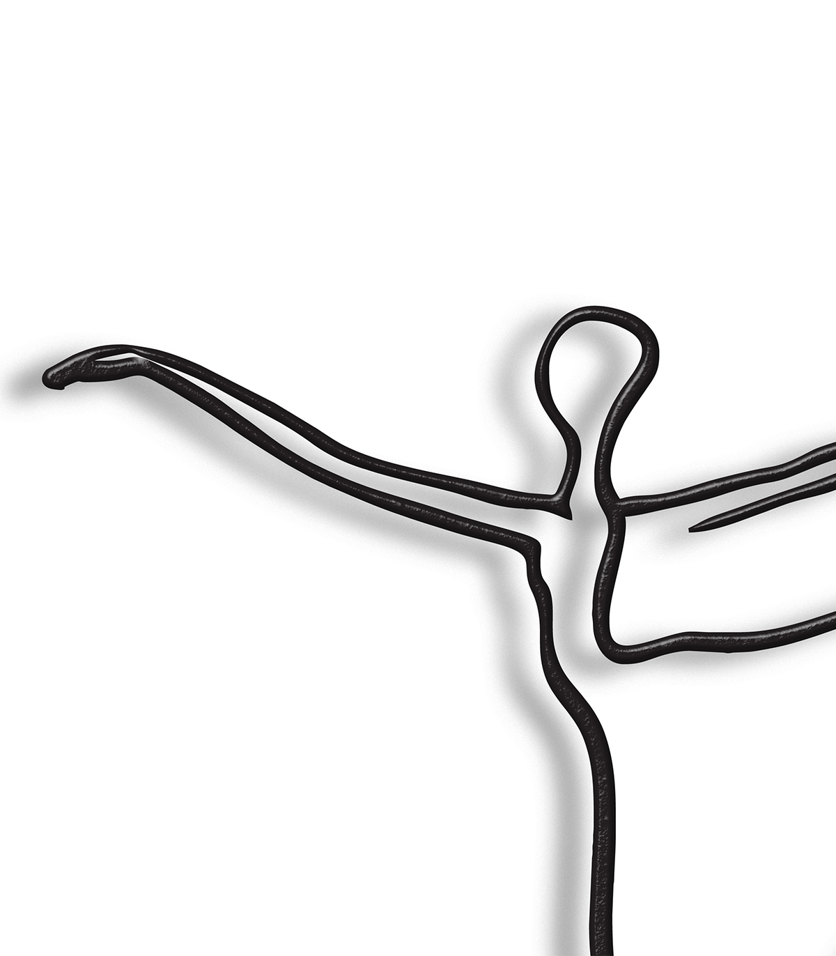 مجسمه مینیمال مدل Ballerina کد 7133