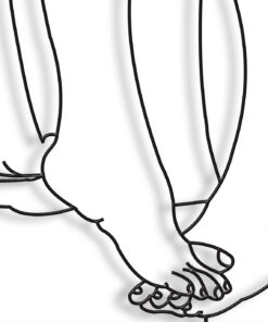 مجسمه مینیمال مدل Leg کد 7137