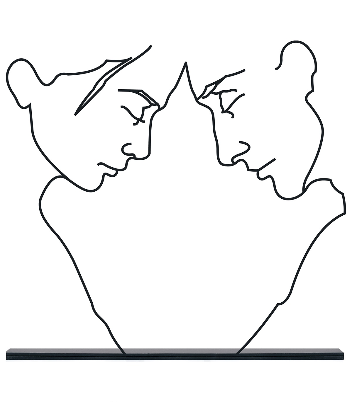 مجسمه فلزی مینیمال مدل عشق کد 7139