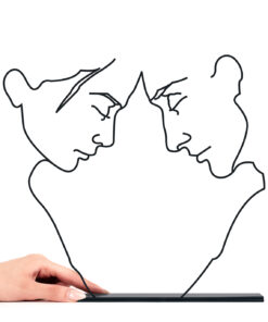 مجسمه فلزی مینیمال مدل عشق کد 7139