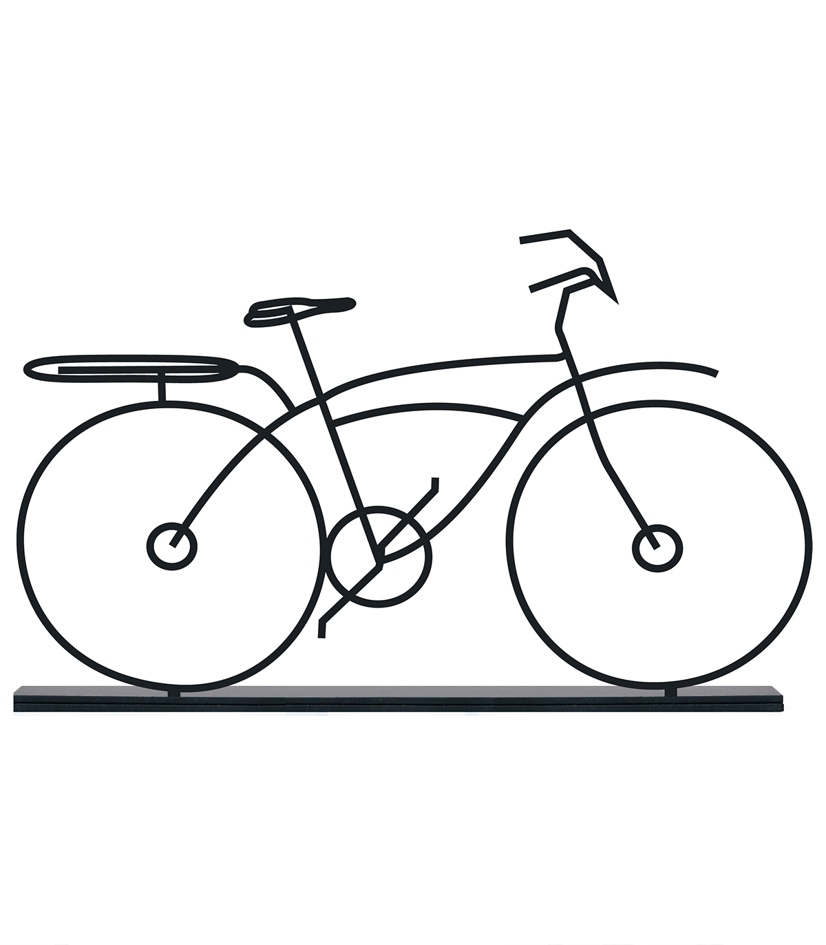 مجسمه مینیمال مدل دوچرخه کد 7140