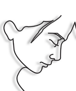 مجسمه فلزی مینیمال مدل عشق کد 7139