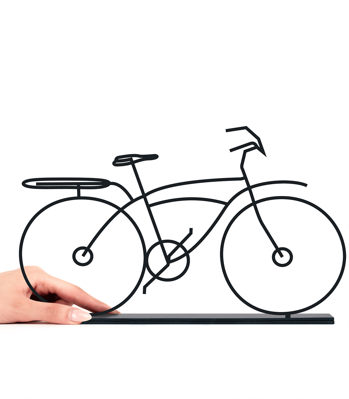 مجسمه مینیمال مدل دوچرخه کد 7140