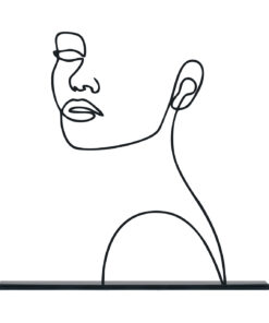 مجسمه فلزی مدل مهرانه کد 7141