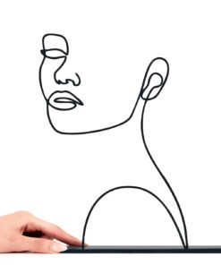 مجسمه فلزی مدل مهرانه کد 7141