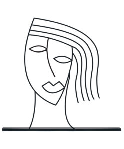 مجسمه مینیمال مدل گیسو کد 7181