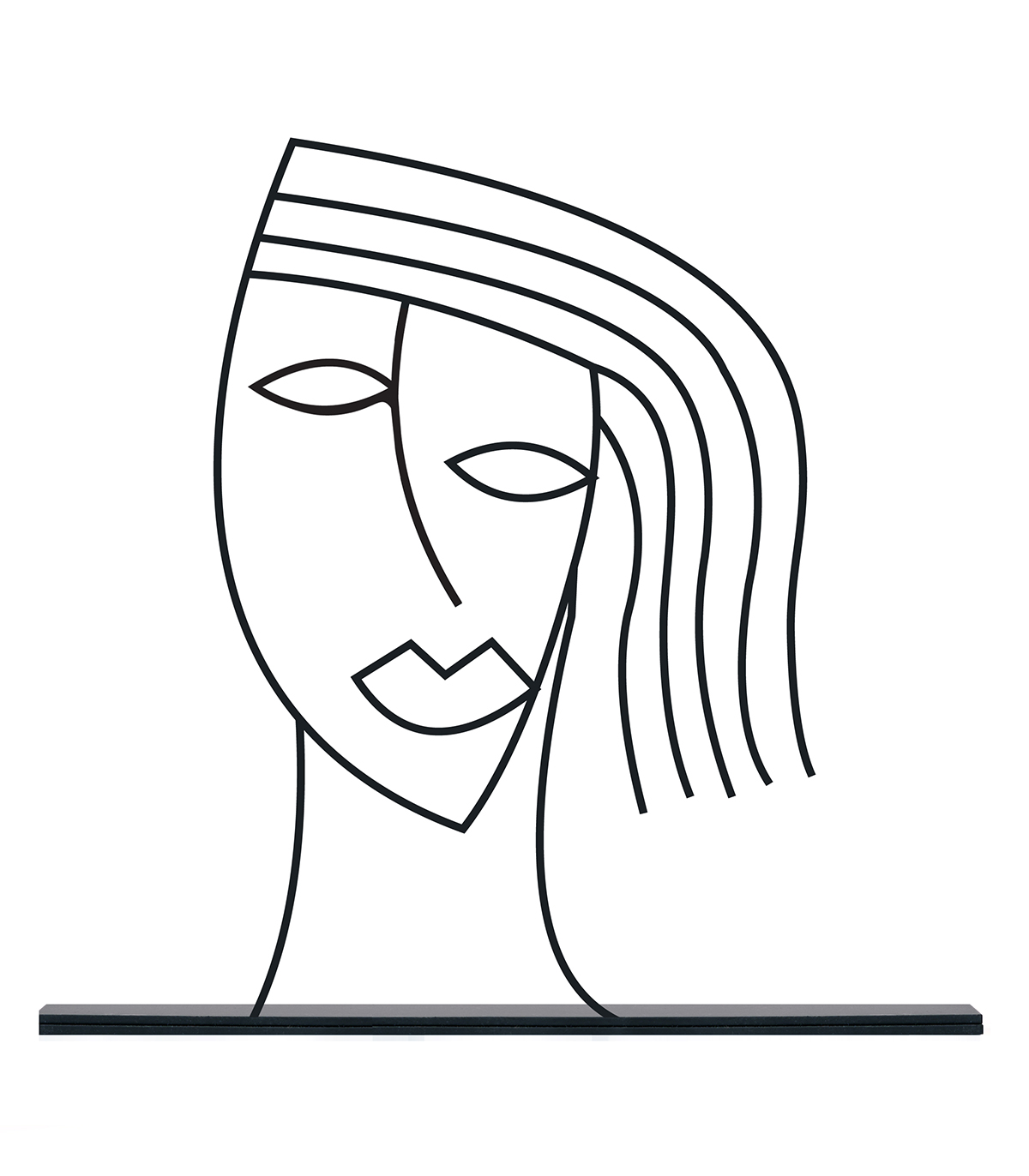 مجسمه مینیمال مدل گیسو کد 7181