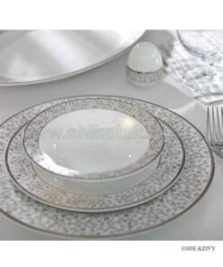 سرویس ظروف چینی 6 نفره زرین طرح ایوی