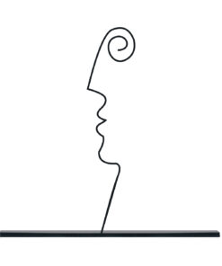 مجسمه فلزی مینیمال مدل یاسمن کد 7189