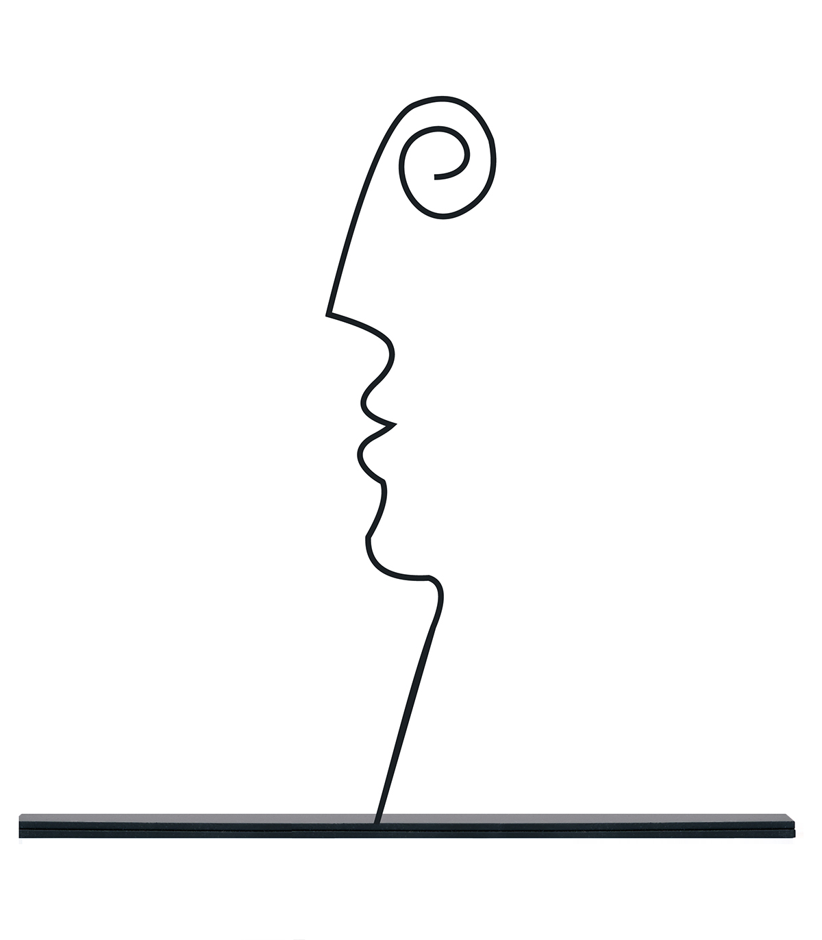 مجسمه فلزی مینیمال مدل یاسمن کد 7189