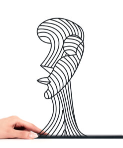 مجسمه مینیمال فلزی مدل نازنین کد 7191