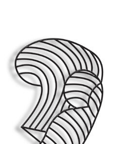 مجسمه مینیمال فلزی مدل نازنین کد 7191