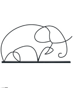 مجسمه مینیمال مدل فیل کد 7193