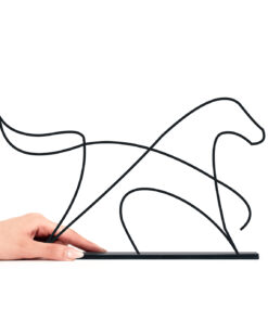 مجسمه فلزی مینیمال مدل اسب کد 7194