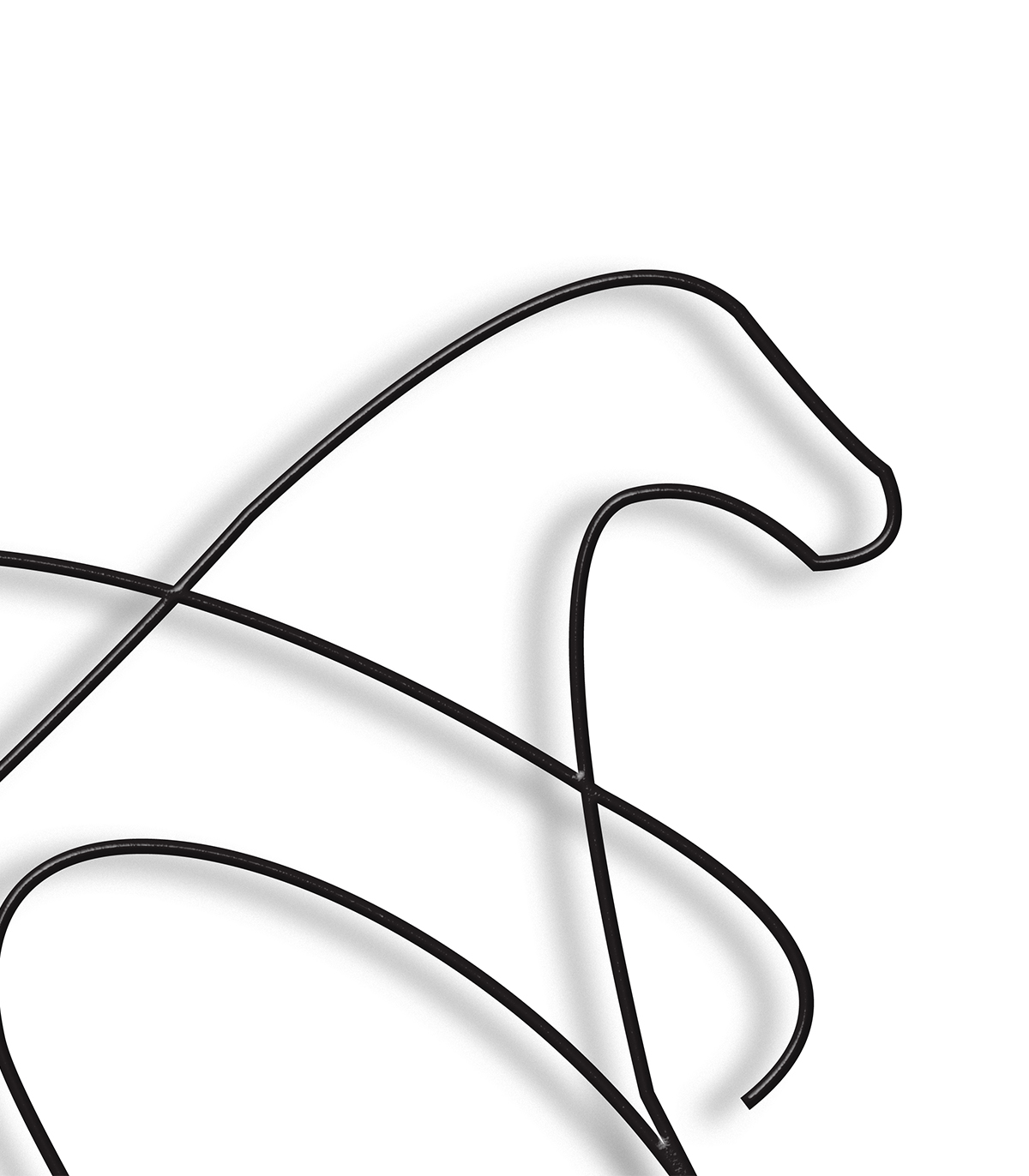 مجسمه فلزی مینیمال مدل اسب کد 7194