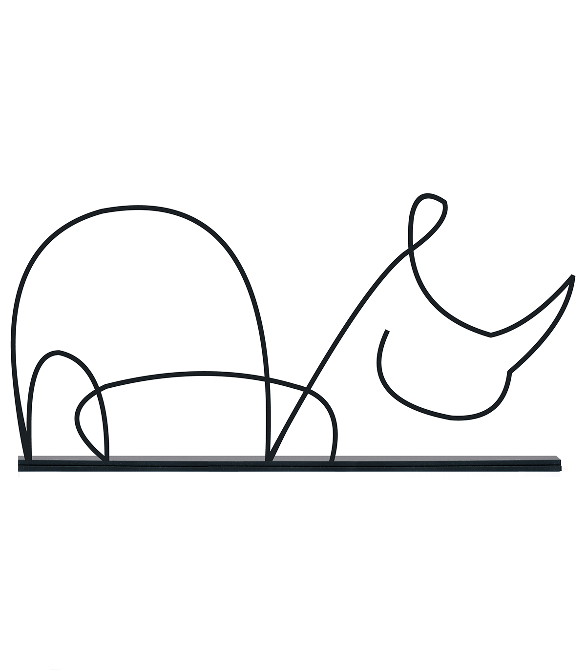 مجسمه فلزی مدل کرگدن کد 7200