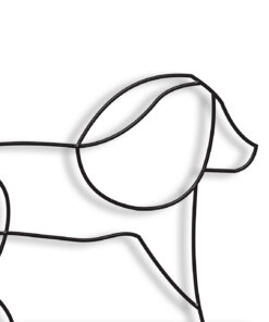 مجسمه مینیمال مدل DOG کد 7199