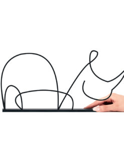 مجسمه فلزی مدل کرگدن کد 7200