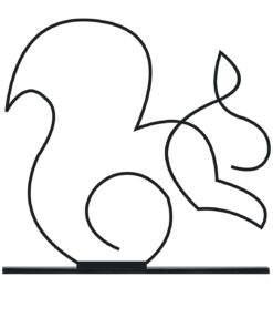 مجسمه سبک مینیمال مدل سنجاب کد 7205