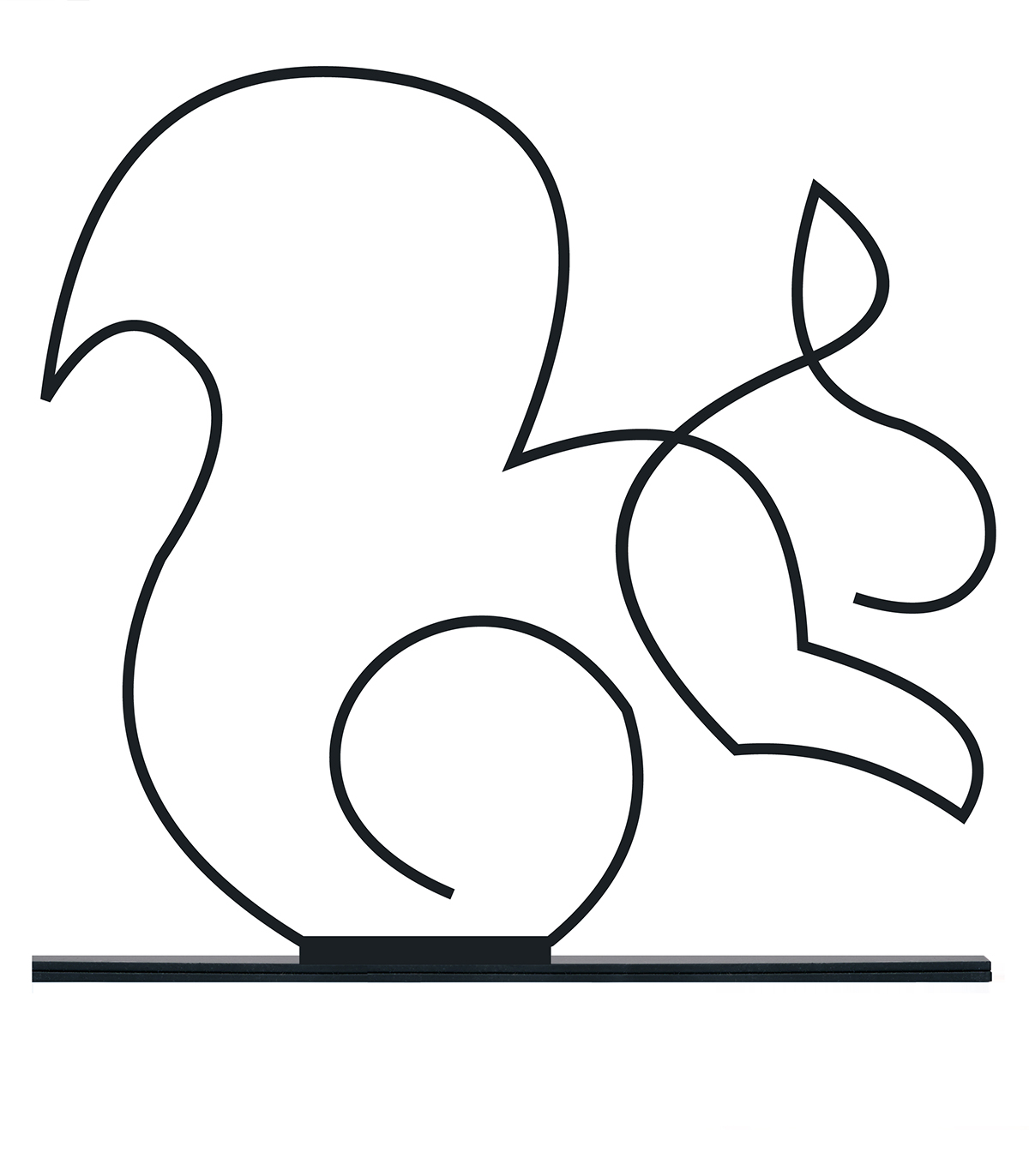 مجسمه سبک مینیمال مدل سنجاب کد 7205