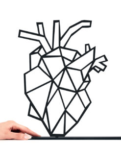 مجسمه مینیمال فلزی مدل HEART کد 7240