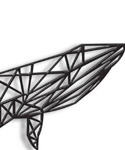 مجسمه فلزی مینیمال مدل نهنگ کد 7241