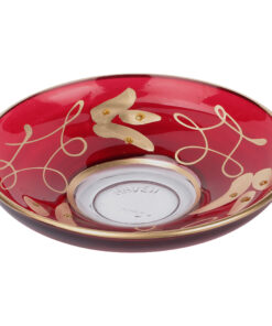 سرویس چای خوری شاه عباسی 14پارچه قرمز طلایی