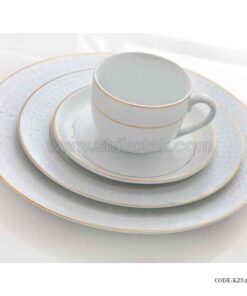 سرویس چایخوری 6 نفره زرین طرح سپید صدف