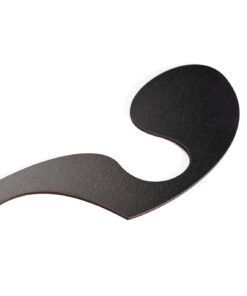 استیکر نستعلیق چوبی خوش نویسی طرح چرا رفتی چرا من بی قرارم