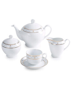 سرویس چای خوری چینی زرین 6 نفره روما 12 پارچ سری ایتالیا اف